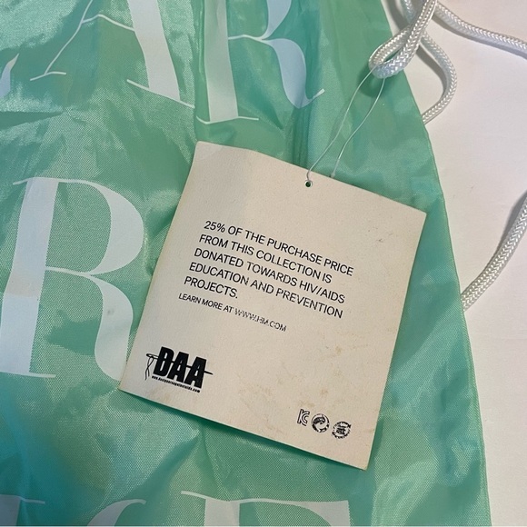 H&M Fashion Against AIDS Bag I Wear I Care NWT - Picture 2 of 6